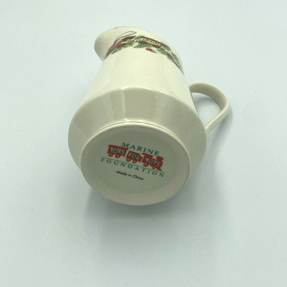 Marine Foundation Toys for Tots Sugar & Creamer Set Ivory Gilded Porcelain - Picture 6 of 6
